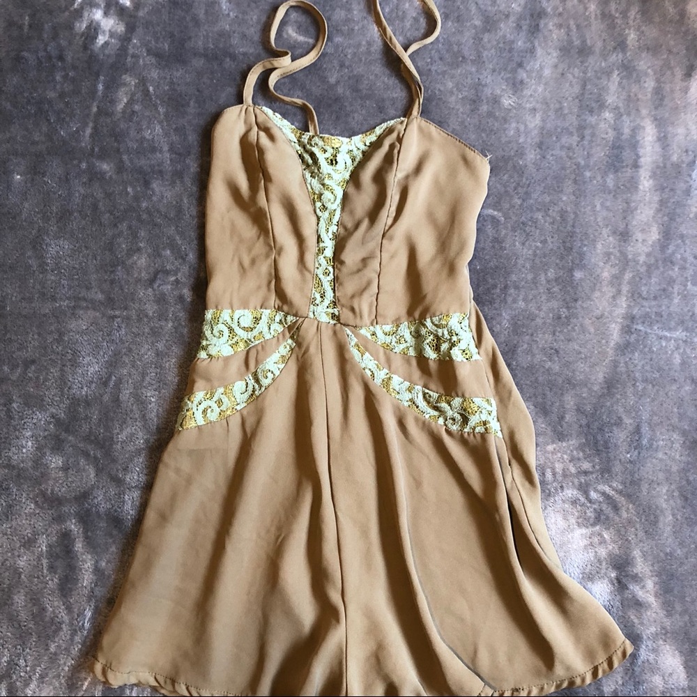 Forrest Green Romper
